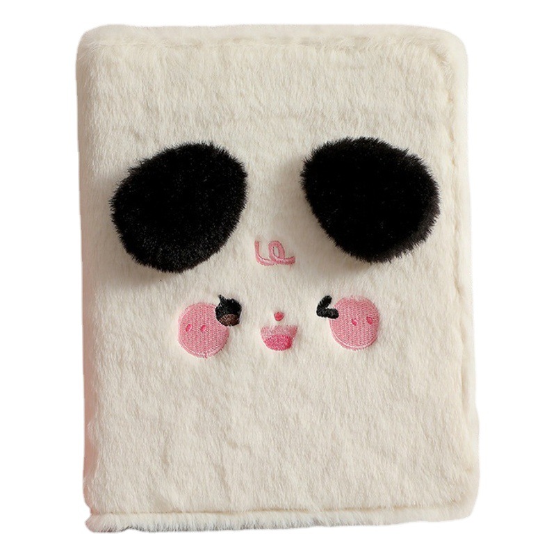 Cuatro rejilla de 3 pulgadas Polaroid Star-Chasing libro de almacenamiento Hisoculte A5 dibujos animados de peluche de hojas sueltas álbum Cachorro Gato