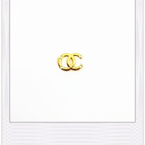 [Factory Direct] trend DIY small fresh metal accessories clothing hair accessories bags and other zinc alloy c double accessories