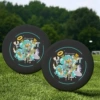 Black frisbee hip-hop style