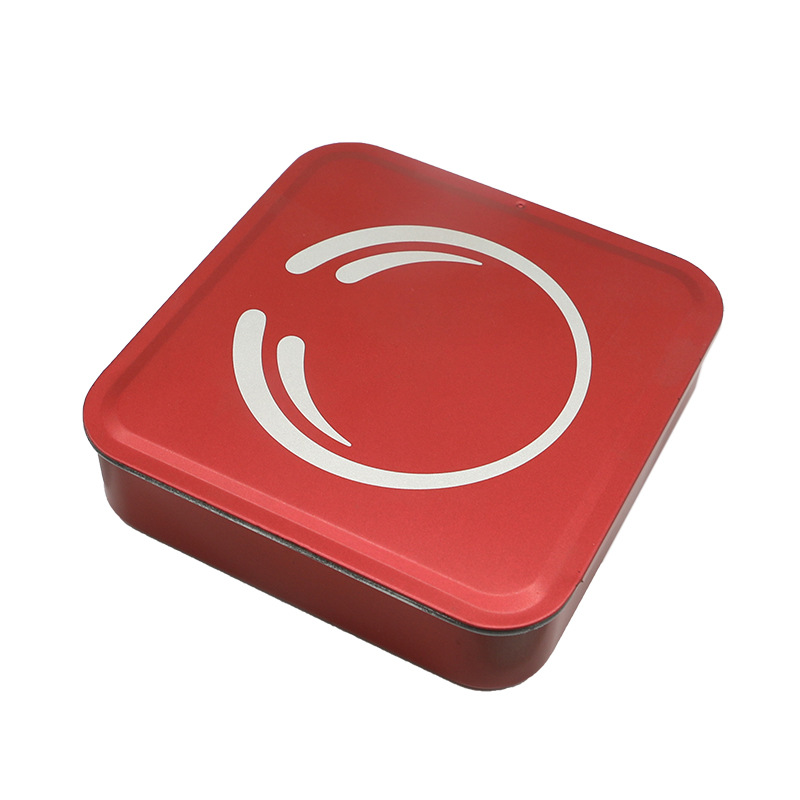 正方形马口铁盒巧克力客户潘通磨砂礼盒糖果包LOGO印刷定.制厂家