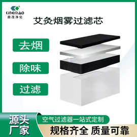 艾灸烟雾过滤器 除烟除味滤芯 艾灸吸烟机初效过滤棉水洗棉 直销
