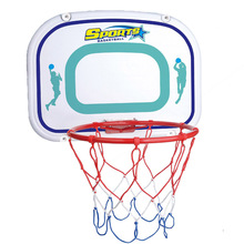 悬挂式儿童篮球框 室内可折叠卡通篮球筐 绑柱子篮球架 小孩玩源