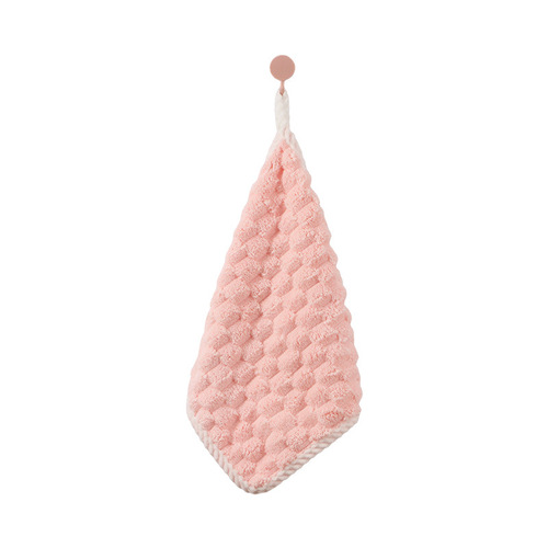 Coral velvet towel household face towel hand towel absorbent square towel hand towel hanging cloud towel small towel