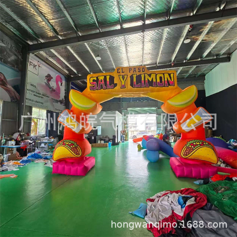 充气水果气模发光蔬菜西瓜菠萝草莓模型行走户外农产活动卡通