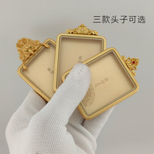 唐卡 高端三款头可选铜镀金单面嘎乌盒质感满满吊坠唐卡壳空壳
