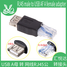 USB Aĸ�D�W��RJ45���D�Q�^RJ45 to USB AF Adapter