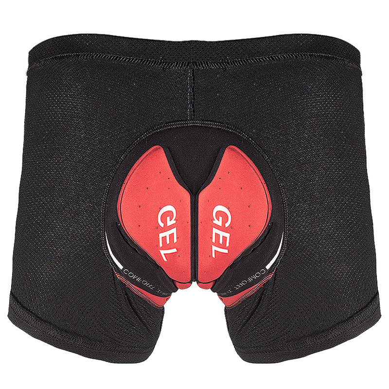 Cycling underwear thickened silicone cushion sponge shorts men's mountain bike sweat-absorbent Factory Direct in stock