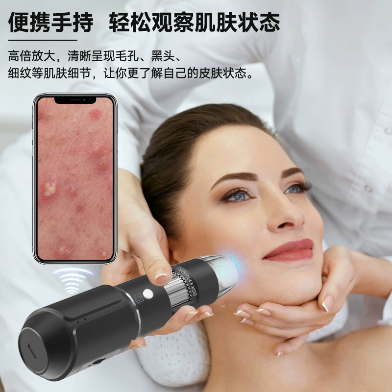 Заводская оптовая продажа беспроводного цифрового WiFi микроскопа HD для кожи, волос и красоты, электронный микроскоп