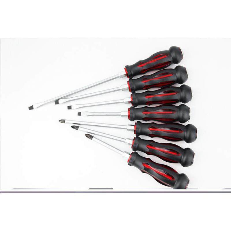 destornillador perforador con destornillador de golpes magnéticos destornillador de boca plana conjunto de destornillador de forma cruzada