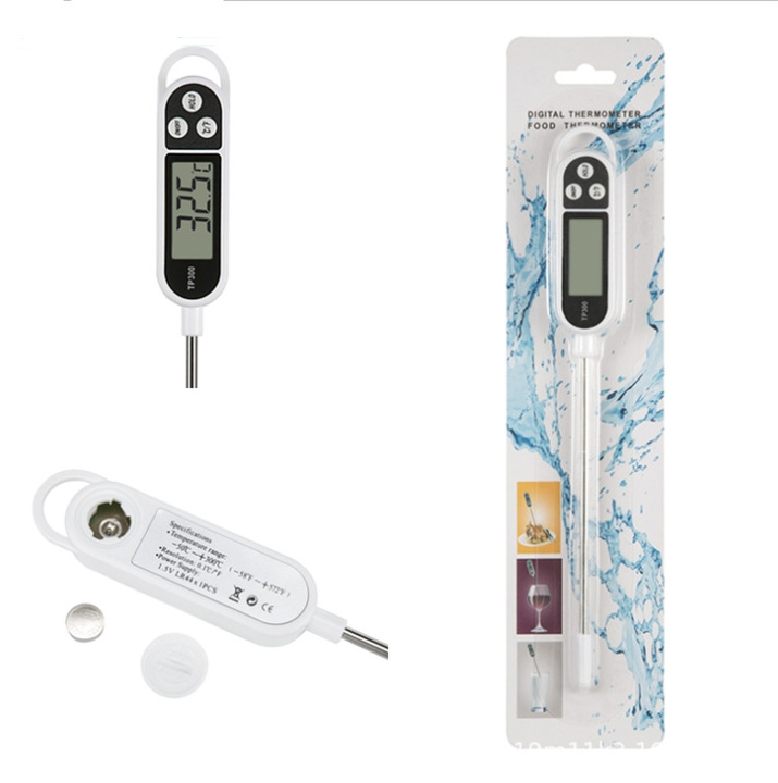 TP300家用厨房烧烤食品电子探针温度计BBQ液体油温温度计厂家批发