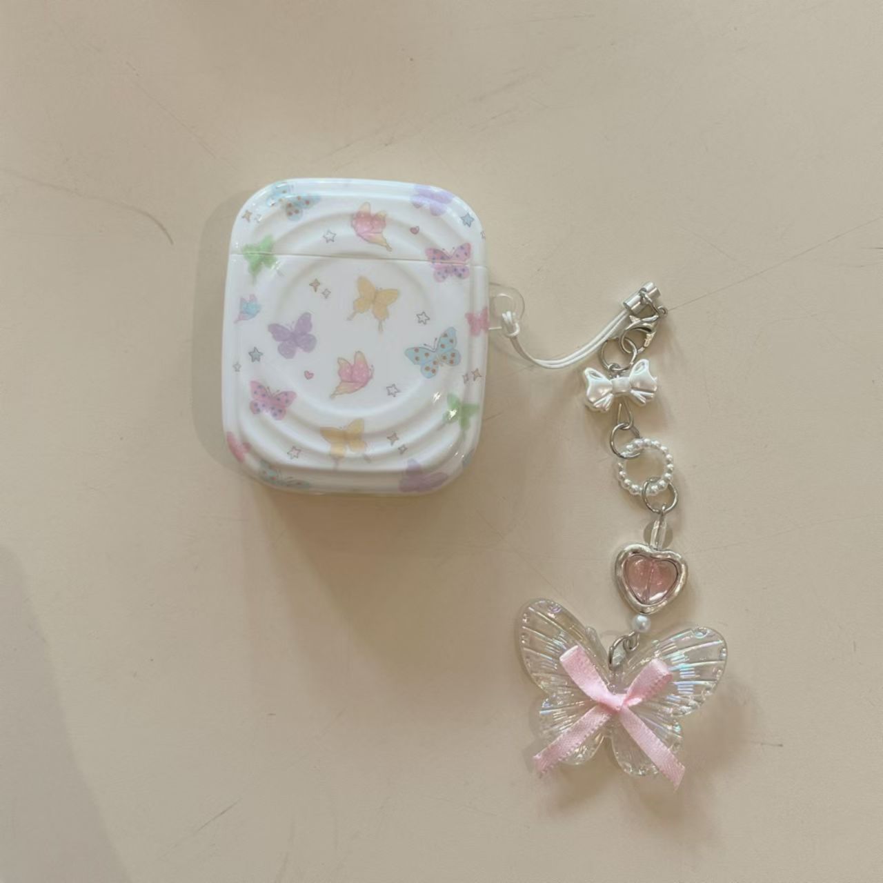 Cartoon Color Butterfly para Airpods 4 cubierta para Apple Bluetooth auriculares pro3 cubierta de auriculares