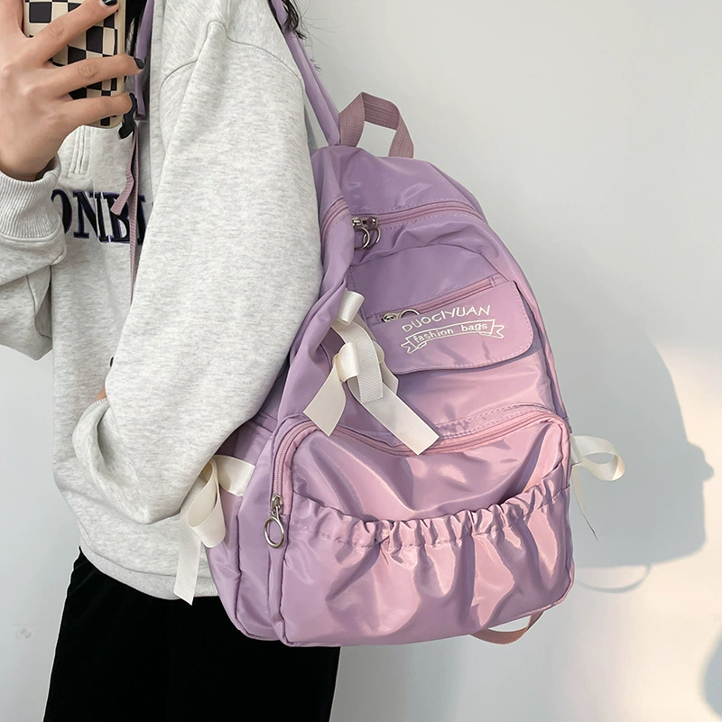 Japanese cute school bag with bow, backpack, shoulder bag