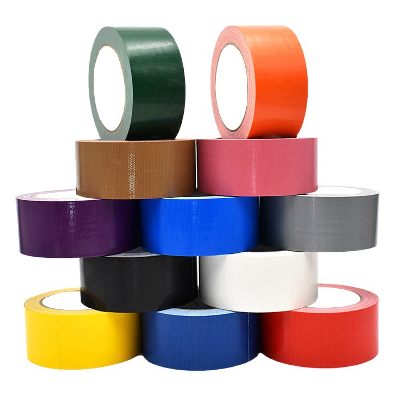 Cinta de tela de fábrica al por mayor cinta de color no adhesiva de una sola cara costura de la alfombra Borde de sellado resistente al desgaste fácil de rasgar pegamento de la alfombra