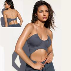 外国貿易クロスボーダー春夏フィットネス服防振スポーツ下着ヨガ服ランニング取り外し可能ブラジャーベスト上着