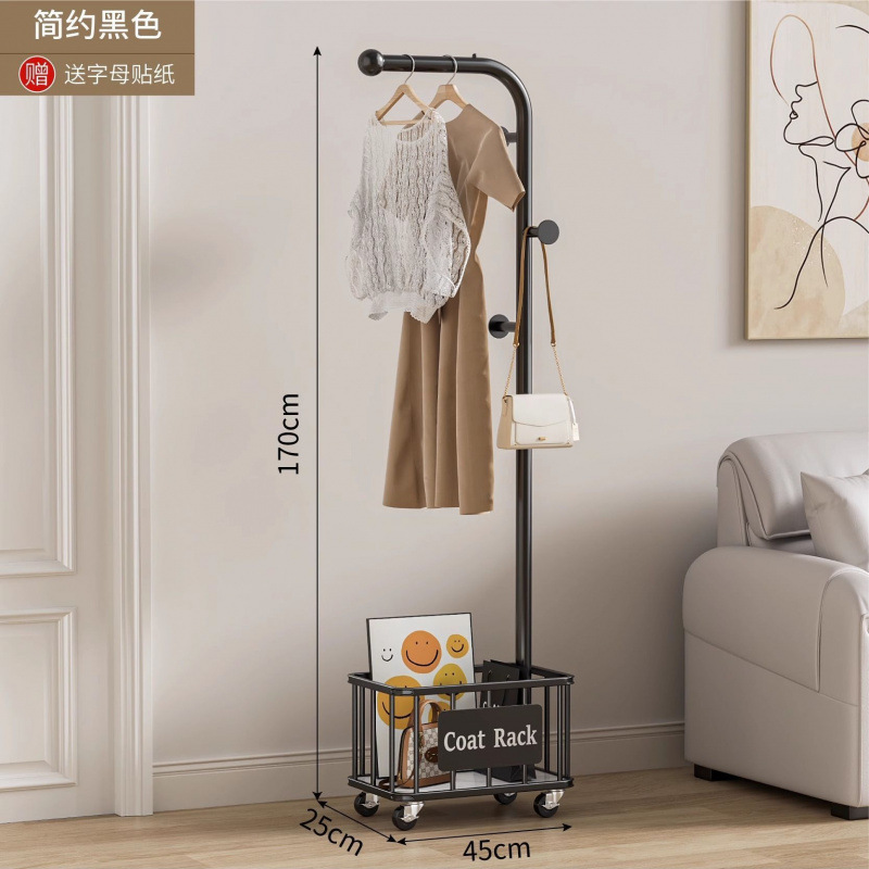 F형 3후크 블랙 [두꺼운 탄소강 소재 + 금속 범용 휠] ◁ 공장 인기 판매