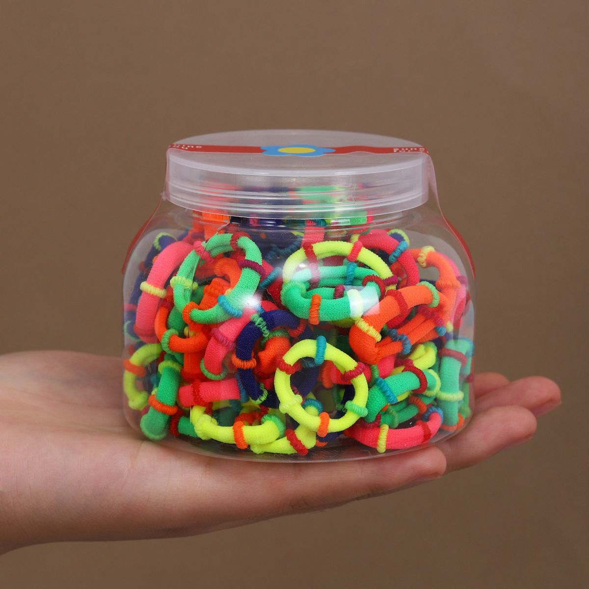 Niños de alta elasticidad cuerda de cabeza no daña cabello toallas de color anillo de cabello niñas correa de cabello bebé cabello anillo de cabello