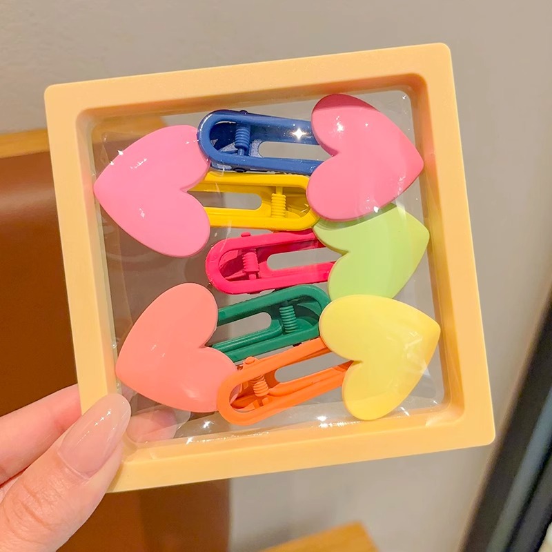 La dopamina color horquilla para niños niñas bebé lindo pelo roto flequillo clip frente clip lateral tocado