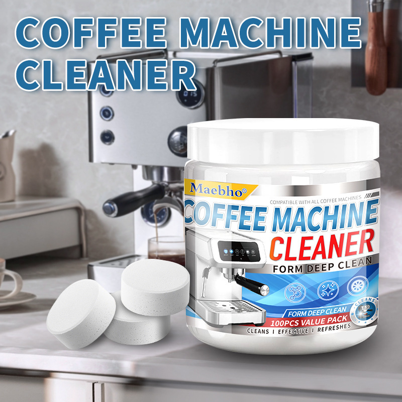 Cross-Border Coffee Machine Descaling Tablets to Remove Scale and Coffee Stains, Clean and Renovate Filters, Maintain Coffee Machine Cleaning Tablets in Bottles Cross-Border Coffee Machine Descaling Tablets to Remove Scale and Coffee Stains, Clean and Renovate Filters, Maintain Coffee Machine Cleaning Tablets in Bottles