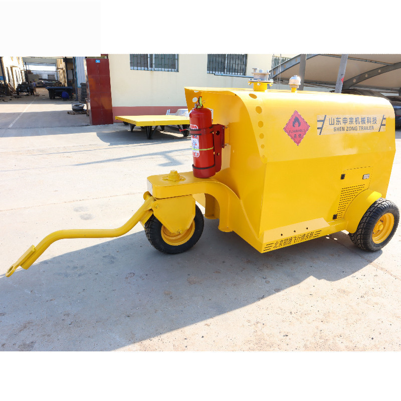 0.8吨油罐拖车 柴油罐拖车 汽车拖车 可做设计造型 航空煤油拖车