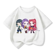 NASA联名Skpop猎魔女团baby宝宝贝比男童女童休闲纯棉t恤半袖衫夏