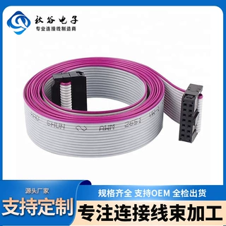 定制IDC灰排线束2651数据连接扁平软线FPC显示屏内部连接线伺服器