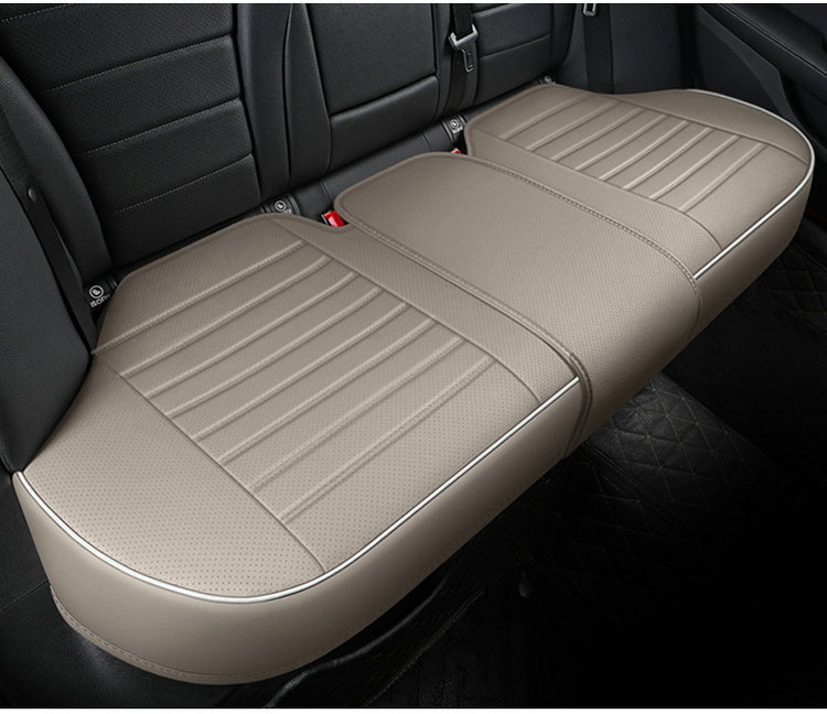 Daifa wholesale perforated full leather all-inclusive non-backrest monolithic car seat cushion four seasons universal rear seat cover seat cushion
