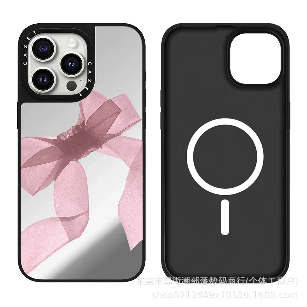 Apple, фуксия лента для волос, iPhone 16, чехол для телефона, защитный чехол, 16promax, iphone, 15plus, защита от падений