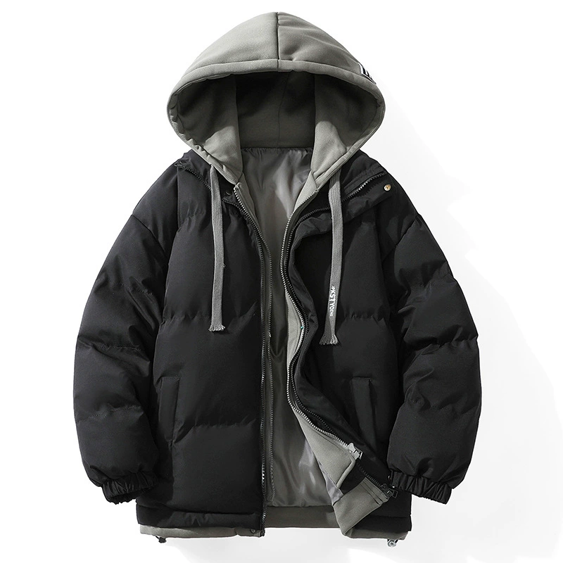 Пуховик мужской oversized с капюшоном, демисезон, стиль ZM‑1044, в нескольких цветах и размерах