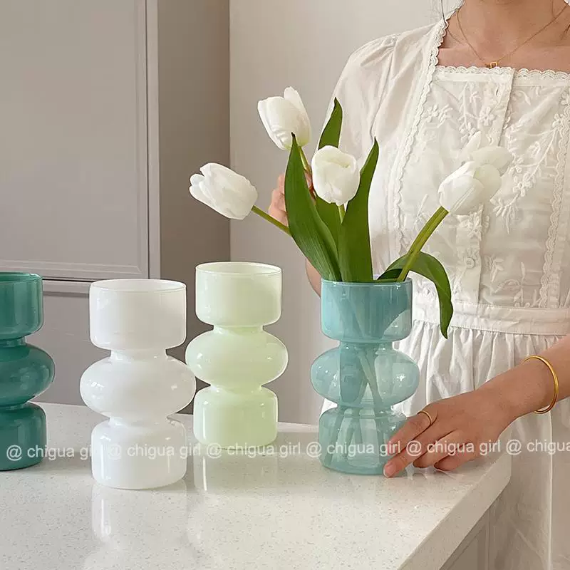 Стандартный и ретро-ретро - старый вазон для стекла Hydroponic flower inserters home decoration props