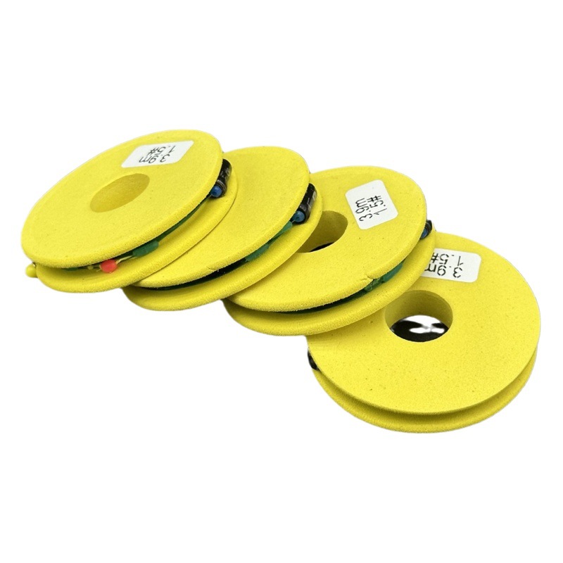 PE knot convenient line group finished competitive fishing line double core floating seat silicone space bean fishing gear fishing line group main line group