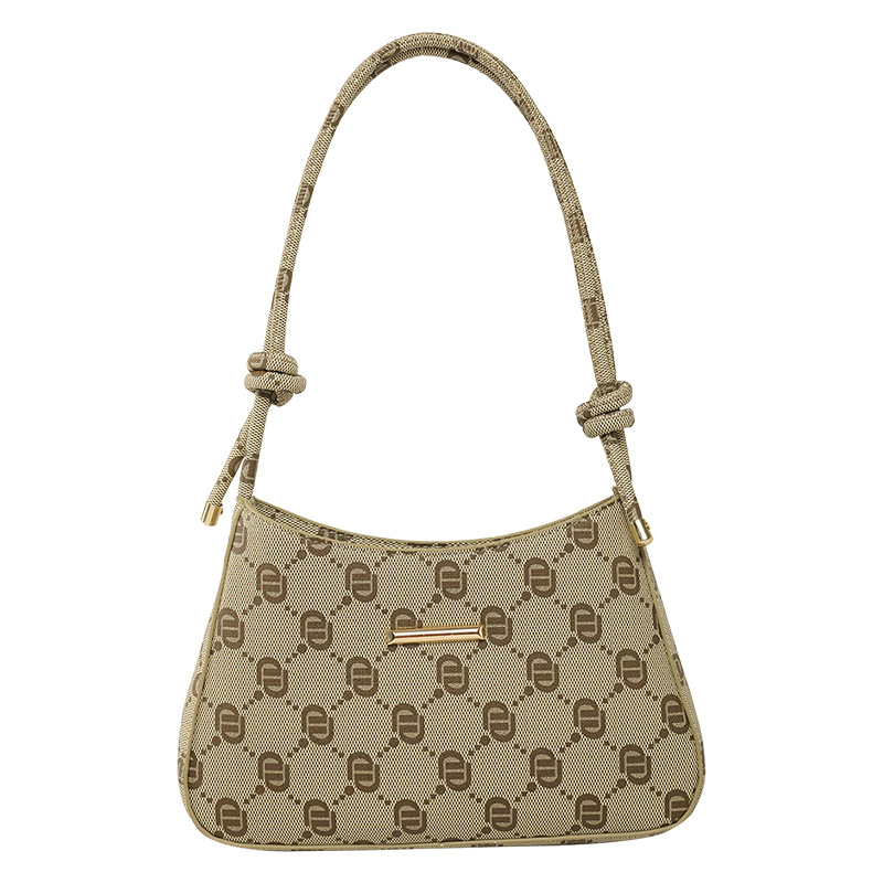 2025 nuevo nicho de verano diseño de letras metálicas retro viejas flores bolsos de hombro bolsos de mujer