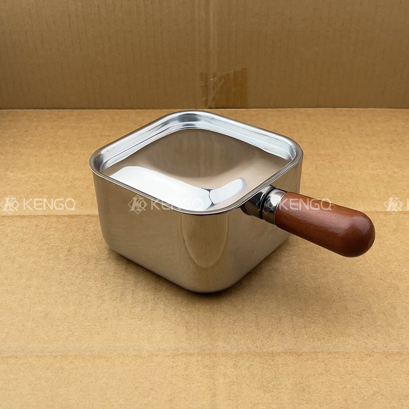 316 acero inoxidable de grado alimenticio tazón de comida para niños con mango multipropósito tazón de ensalada de postre