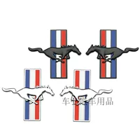 Применимый логотип автомобиля Mustang GT металлическая пластина листовой пластины новый Mundo Mustang модифицированный боковой этикеткой Pegasa