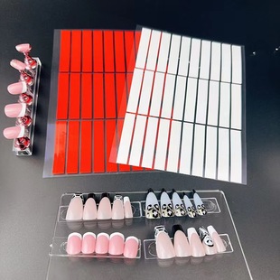 Nail crystal transparent double-sided adhesive tape wear nail adhesive tape acrylic adhesive tape traceless adhesive cutting-free display adhesive