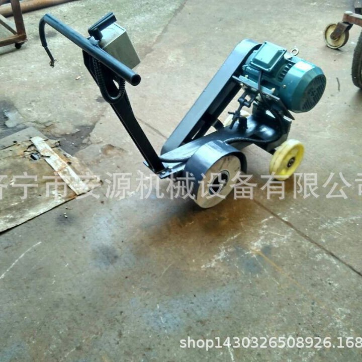 手推式焊缝处理抛光机 手推式砂带机 m3030手推千叶轮打磨机