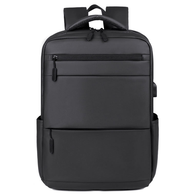 Mochila de negocios USB multifuncional, bolsa de computadora de viaje, mochila simple y práctica, mochila universitaria