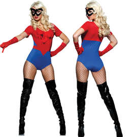 万圣节cosplay女服装成人服服装蜘蛛服装衣服