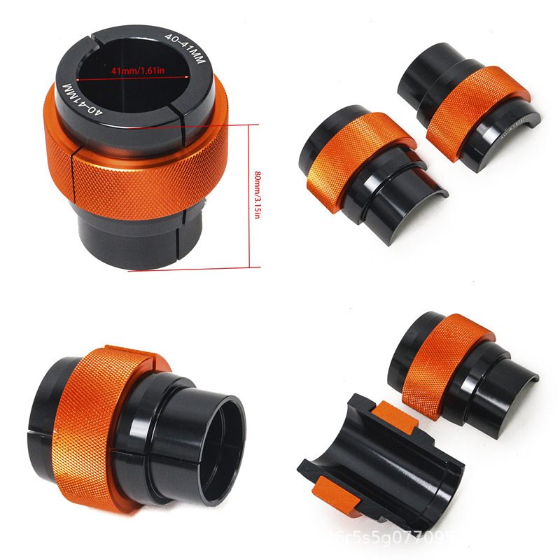 Off-Road Motorcycle Front Shock Absorber Oil Seal Cleaning and Maintenance Mud Remover Shock Absorber Repair Tool Disassembly and Installation Inverted