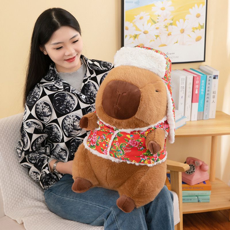 Kappabala mocino muñeca retirar muñeca de peluche almohada de juguete capybara para niñas en línea celebridad fea muñeca Linda
