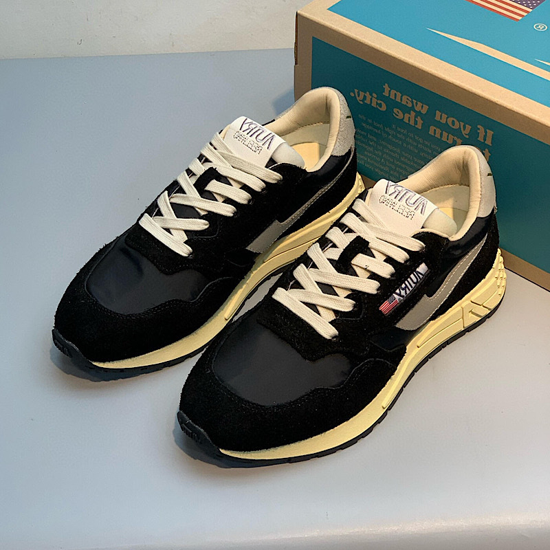 2025 New AUTRY sneaker Leather Breathable Lace-up Casual Shoes Retro Niche Running Shoes Sneakers Men's and Women's Shoes 2025 New AUTRY sneaker Leather Breathable Lace-up Casual Shoes Retro Niche Running Shoes Sneakers Men's and Women's Shoes