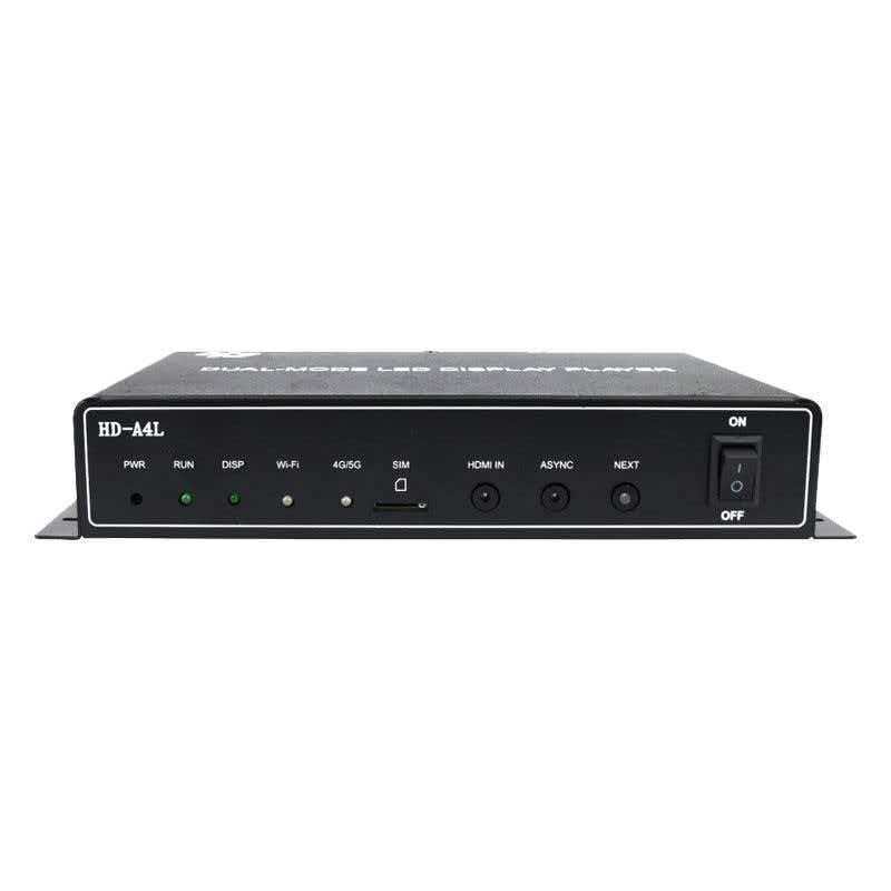 Sistema de control de pantalla LED, tarjeta de control de nivel de gris, productos de la serie HD-A4L con modos dual síncrono y asíncrono.