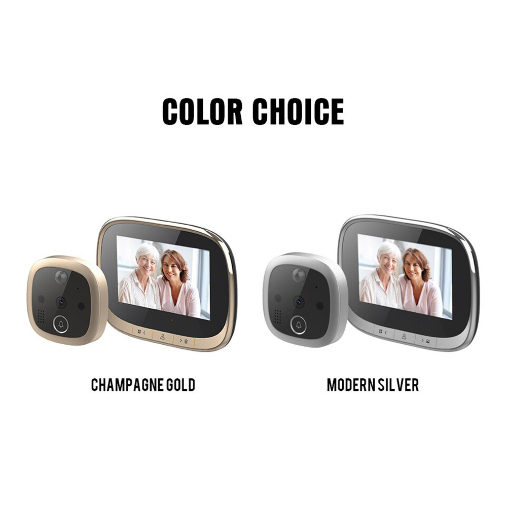 4.3inch Mobile Phone Wifi Remote Video Intercom Monitoring Motion Detection Peephole Visual Doorbell Smart Monitoring