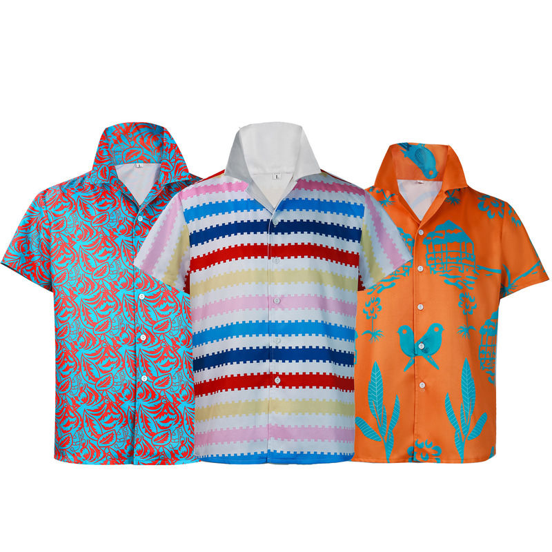 2023 New Movie Barbie cos Kenny Party Beach Shirt Hawaiian Shirt Barbie cos Shirt 2023 New Movie Barbie cos Kenny Party Beach Shirt Hawaiian Shirt Barbie cos Shirt