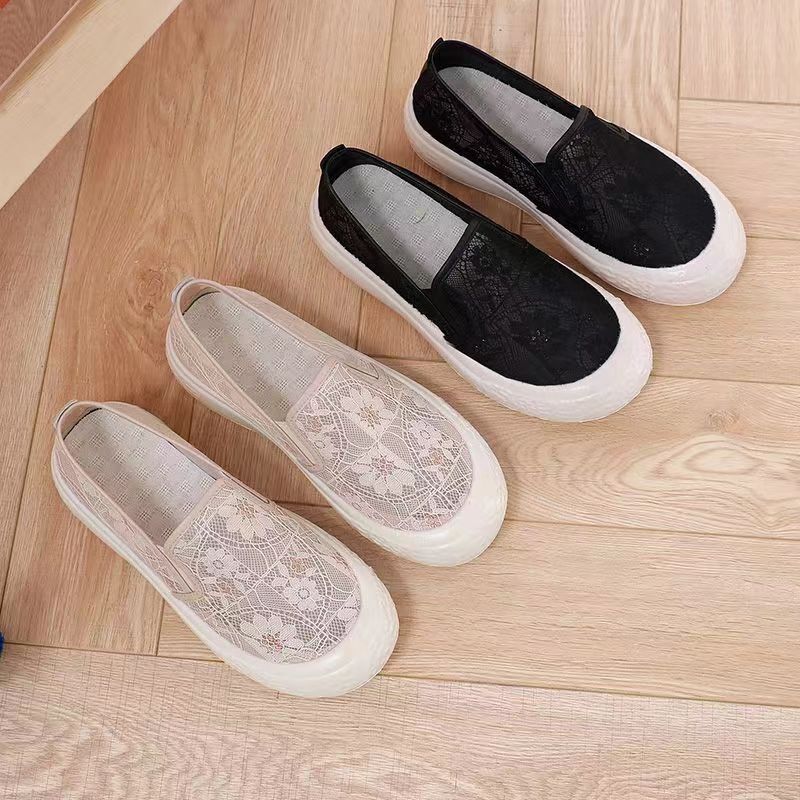 Fisherman Shoes for Women, Summer Lace Mesh Shoes, Casual White Shoes, Breathable Hollow Mesh Shoes, Thick-Soled Single Shoes, Hollow Mesh Shoes Fisherman Shoes for Women, Summer Lace Mesh Shoes, Casual White Shoes, Breathable Hollow Mesh Shoes, Thick-Soled Single Shoes, Hollow Mesh Shoes