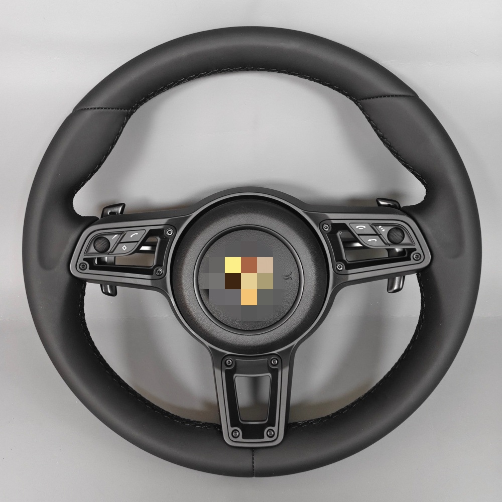 Rivet-style steering wheel suitable for Porsche 911, Cayenne, 718, Panamera, Cayman, Boxster installation and upgrade