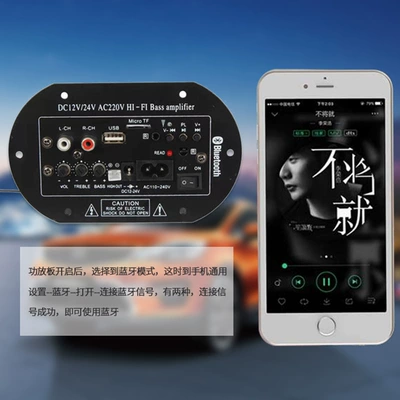 6inch 10inch High-Power Bluetooth: Car speaker/subwoofer