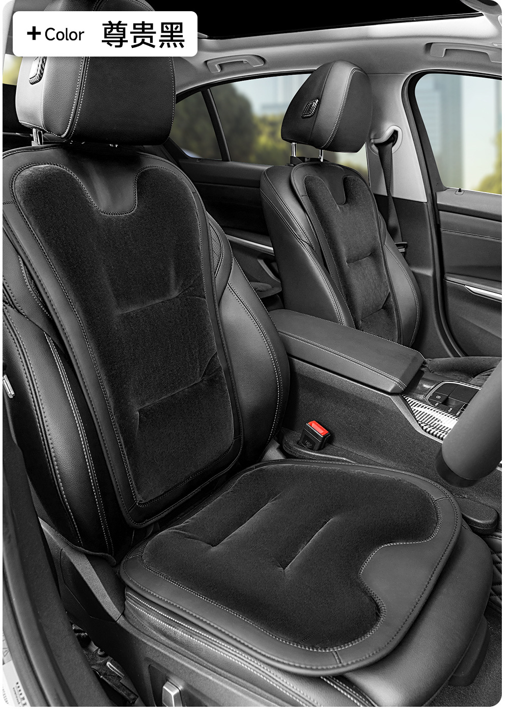 Source factory car seat cushion flannel winter universal car seat cover anti-freeze anti-slip plush seat cushion wholesale