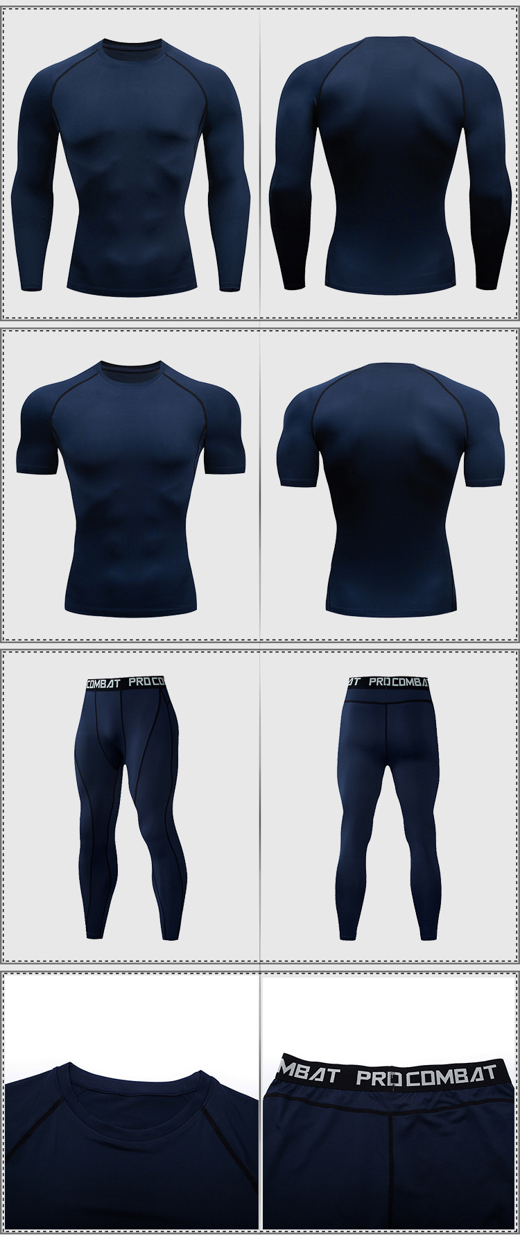 Women's Clothing Men's Animation Sportswear Set Tights Fitness Shorts Base Layer Quick Drying Running Track And Field Training High Elasticity_ecoleips.com