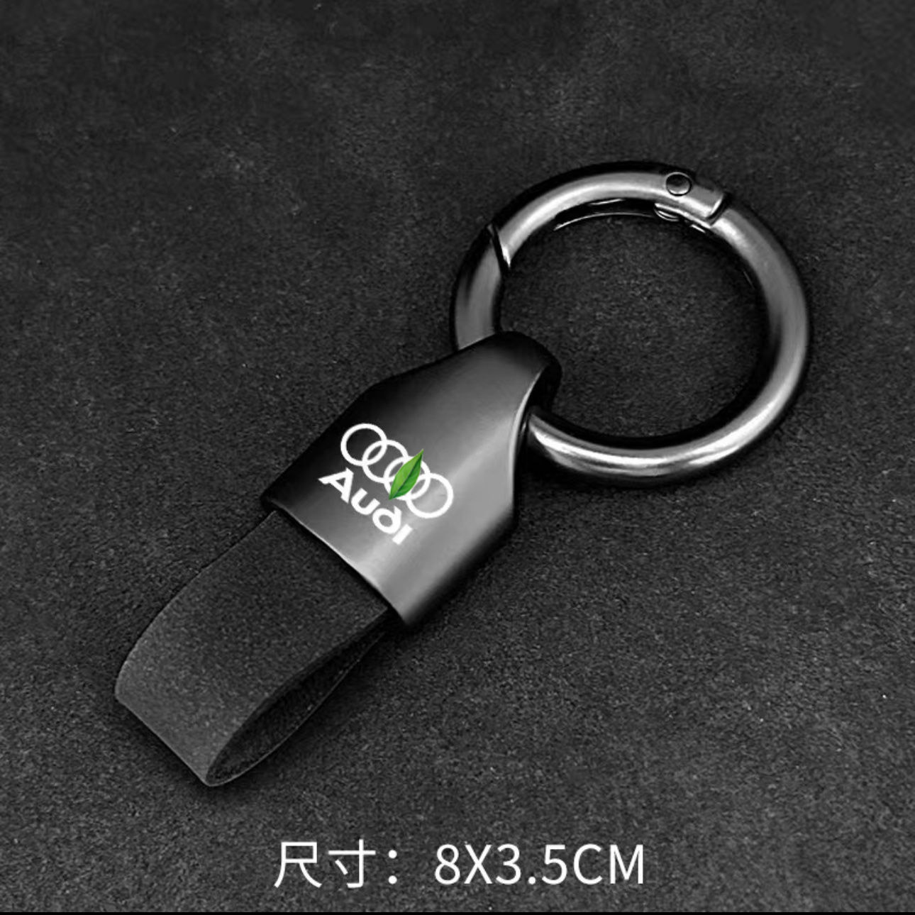 Utilice Volkswagen Honda Benz Audi llavero de coche hebilla colgante para hombre llavero de cuero para evitar pérdidas