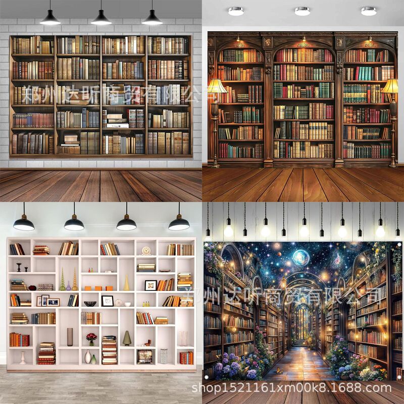 Amazon TikTok bestseller: Magic Nordic vintage atmosphere bookshelf decoration, photography backdrop cloth Amazon TikTok bestseller: Magic Nordic vintage atmosphere bookshelf decoration, photography backdrop cloth